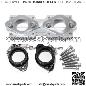 Billet Intake Manifolds Kit 26mm 28mm 33mm 34mm 35mm Carbs Carburetors Yamaha Banshee 350