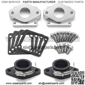 Split Intake Manifolds Kit 26mm-41mm Carb Carburetors For Yamaha Banshee 350 YFZ350 1987-2006