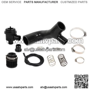 Black Blow Off Valve Kit For Can-Am Maverick X3 TURBO R & RR MODELS 2020-2023