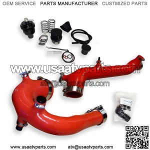 SxS RED Polaris RZR PRO XP & Turbo R Silicone Charge Tube & Blow Off Valve