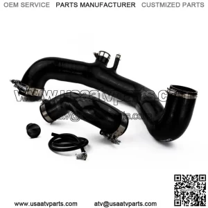 SxS Can Am Maverick X3 R Turbo BLACK Silicone Charge Tubes 2017-2019