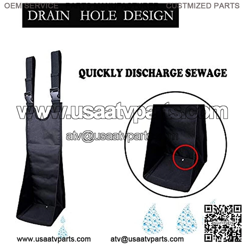 Atv Passenger Foot Rests Univeral Fit Rear Passenger Foot Pegs Durable Oxford Cloth Double strps with Cleaning Brush(1 pair) - Image 2