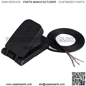 Foot Brake Pedal, Motorcycle Pedal Rubbers Atv Foot Accelerator Throttle Speed Control Universal For Electric Bikes, Scooters, Atv