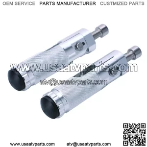 1 Par de Pedales de Reposapis de Motocicleta para La Mayora de Las Motocicletas Plegable a Prueb  Reposapis de reposapis de motocicleta