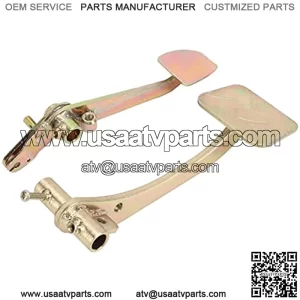 Pedales de acelerador de fGo Kart, a prueba de desgaste, 240 mm, 2 piezas, pedal de acelerador ATV antideslizante para UTV Quad Dirt Bike