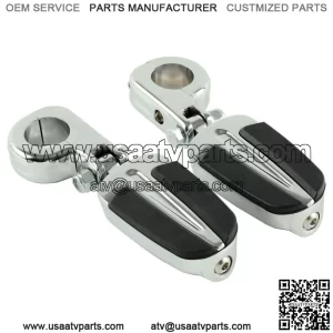 1 1/4" Engine Guard Male Foot Peg Pegs Mount Fit For Harley Touring Street Glide (For: Harley-Davidson)