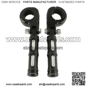 1 1/4" Highway Engine Guard Footpeg Clamps Fit For Harley Touring Sportster XL (For: Harley-Davidson)