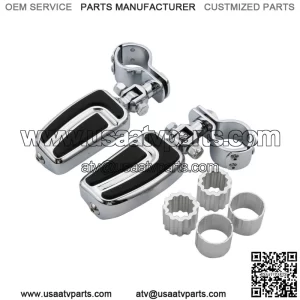 25mm-35mm Engine Guard Bar Footpegs Rest Clamps Fit For Harley Honda Chopper ATV (For: Harley-Davidson)