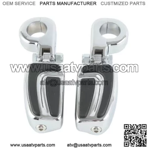 32mm Engine Guard Bar Footpeg Footrest Mount Fit For Harley Touring Street Glide (For: Harley-Davidson)