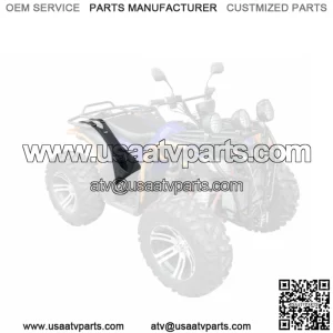 2pcs ATV Footrest Rear Passenger Foot Pegs for Polaris Sportsman Honda Yamaha