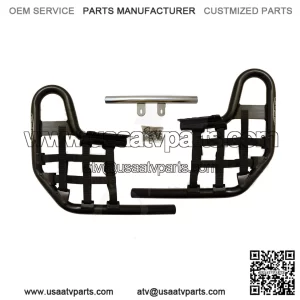 Yamaha Banshee 350 YFZ 350 Black Nerf Bars with Black Net  Fits All Years & Models