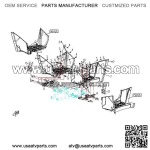 Foot Pedal Right CFMOTO Long X5 500