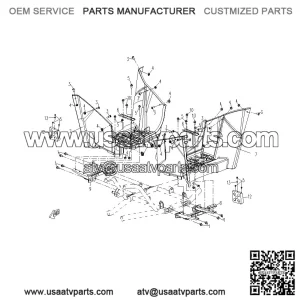 Foot Pedal Right CFMOTO X5