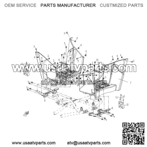 Foot Pedal CFMOTO 500 X5