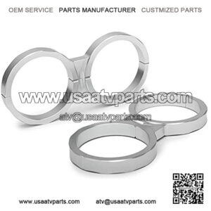 2pcs x 2.5" Aluminum Shock Reservoir Mount Clamp Roll Bar for Polaris,for Honda,for Suzuki ATV, UTV with 2.5" Shock Reservoir