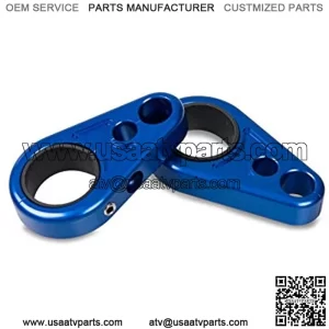 Aluminum ATV A-Arm Brake Line Clamps for Any Sport ATV with 1" Or 3/4" Diameter Size ATV A-Arms (Color : Blue)