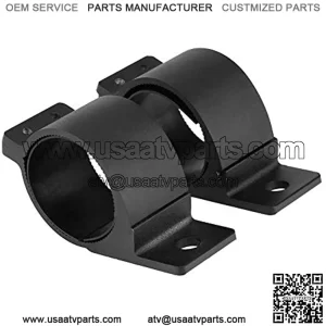 1 Pair Aluminum Bullbar Mounting Bracket Clamps for LED Light Bar Mount Car Truck SUV ATV Off Road Vehicle(3inch)