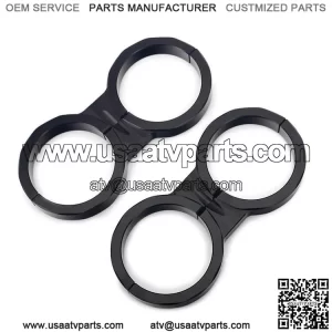 2.0" X 2.0" Billet Shock Reservoir Mounting Clamps for King Fox ATV UTV