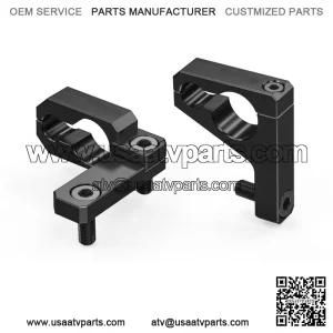 For Honda TRX450ER TRX450R Rear Dual Parking Brake Line Hose Clamps 2006-2009