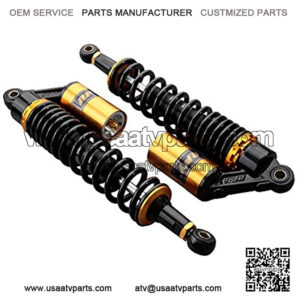 320mm Universal Motorcycle Rear Air Shock Absorbers Fit For Honda Suzuki Kawasaki ATV Go Kart Quad Dirt Sport Bikes Black & Gold