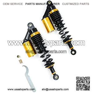 Loong Reform 320mm Universal Motorcycle Rear Air Shock Absorbers Compatible with 150CC-750CC Karting Scooter ATV Suzuki Honda Kawasaki