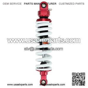 Rear Shock Damper Pit Bike 325mm Shock Damper Spring Rear Shock Damper Suspension Spring Shock Damper Assembly for Pit Bike Quad Bike Dirt Bike ATV Motorcycle Red
