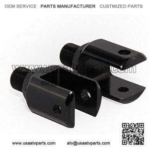 Shock Absorber U-type Adapters for ATV Quad Motorcycle Pit Dirt Trail Motor Bike Black, 2pcs