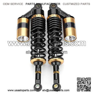 Motorcycle Shock Absorber 2pcs Universal Motorcycle Motorbike 360mm 14" Rear Air Shock Absorbers Suspension Fit for Yamaha/Fit for Suzuki Scooter Fit for ATV Quad Motorcycle Rear Air Shock