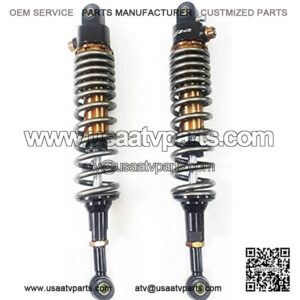 Spring Assemblies 1 Pair Rear Air Shock Absorbers Suspension Motorcycle Shock Absorber Rear Suspension Fit for YMAHA Suzuki Kawasaki ATV (Size : 400mm)