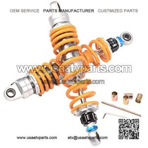 2PCS 330mm 13" Rear Adjustable Shocks Absorbers Suspension For Dirt Bike Go Kart ATV