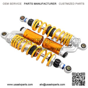 Universal Motorcycle Rear Suspension 350mm Adjustable Air Shock Absorber Suitable for Most Motorcycle Models ATV Quad Dirt Bike