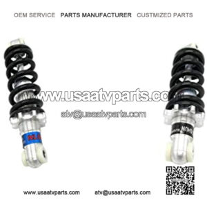 2 Pcs Rear Shock Absorber Shocker for 2 Stroke ATV 150mm 750LBs+170mm 650LBs