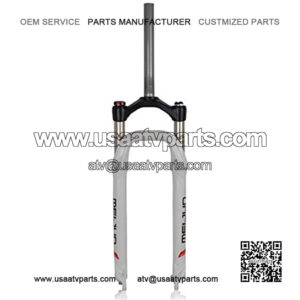 JIE KE Bicycle Front Fork Bike Suspension Fork 26" X 4.0" Tire ATV Snowmobile Shoulder Control Bicycle Accessories 1-1/8" Disc Brake Bicycle Accessories