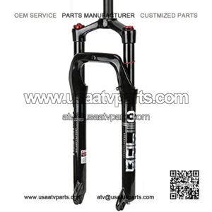 Suspension Fork Snowmobile ATV Fork Fat Tire Bicycle Magnesium Alloy Suspension Gas Fork 135MM Shock Absorber Fork Bicycle Front Fork