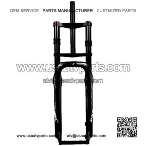 Snowmobile ATV Aluminum Alloy Shock Absorbing Front Fork Double Shoulder Air Fork 26 Inch Wide Tire 4.0 Cross Country Bike 135MM