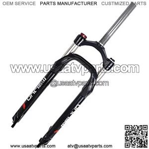 Snowmobile Mountain Bike Suspension Fork Hydraulic Lock Front Fork Damping Adjustment Shock Absorber Bicycl Parts Travel:80mm