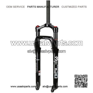 Suspension 26in Snowmobile ATV Fork Fat Tire Bicycle Magnesium Alloy Suspension Gas Fork 135MM Shock Absorber Fork Bicycle Front Fork Fork