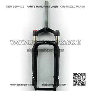 20" 4.0" Snowmobile Suspension Fork ATV Oil Spring Fork Mountain Front Fork 135MM 1-1/8 Shoulder Control Disc Brakes QR Travel 110MM