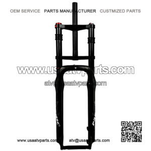 Snowmobile/ATV Shock Absorbing Front Fork Double Shoulder Air Fork 26" 4.0" XC Bicycle 135MM 1-1/8" QR Shoulder Control Travel 135MM Matte