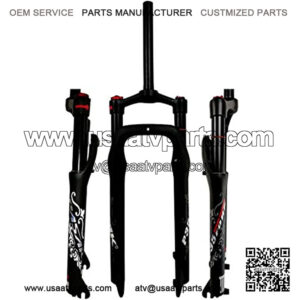 26 Inch Tire 4.0 Bike Suspension Forks,Snowmobile ATV Front Shock Absorption Fork Mountain Bike 135MM Front Fork