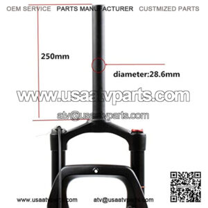 Aluminum Alloy Pneumatic Front Fork 26inch Snowmobile ATV Shock Absorber Front Fork 264.0 Fat Tire 135MM Fork Width