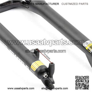 Suspension Forks,MTB Bike Suspension Aluminum Alloy Snowmobile/ATV Suspension Strong Structure for Cushioned Wheels Bike Accessories 26 Inches