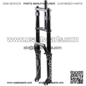 Suspension Forks,20/26 Inches MTB Bike Suspension ATV/Snowmobile Aluminum Alloy for Cushioned Wheels Strong Structure Bike Accessories