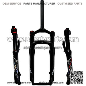 Adjustable Bike Suspension Forks,Magnesium Alloy 20 Inch Snowmobile ATV Wide Tire 4.0 Shock-Absorbing Oil-Gas Fork Mountain Bike Sports Outdoor