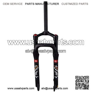 26inch Suspension Fork, Snowmobile ATV Bike Air Pressure Aluminum Alloy Shock Absorber 1-1/8" Travel 135mm 4.0 Tire