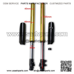 735mm Front Fork Suspension For 125cc-160cc SSR GPX Thumpstar Dirt Pit Bike ATV