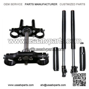 45/48mm Upside Down Front Forks Shock Triple Tree Clamp Dirt Pit Bike ATV Taotao