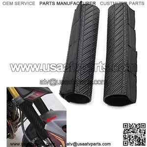 Alpha Rider Motorcycle Dirt Bike Front Forks Protector Shock Absorber Guard Wraps Dust Cover Boot Board For Kawasaki KLX250 KDX 125 200 250 Black