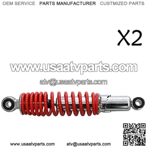 2Pcs 260mm 10.2" Front Shock Absorber Suspension Sensa-Trac Load Adjusting for Quad ATV Gokart Buggy