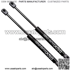 Qty(2) BOXI 6916 Lift Supports Struts Shocks Extended Length: 10.00 Inches, Compressed Length: 6.75 Inches, 82lbs Force, 10mm Ball Socket Struts 6916